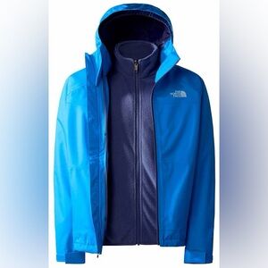 The North Face Vortex TriClimate Boys 3-in-1 jacket Optic Blue XL 14/16 $140 TNF